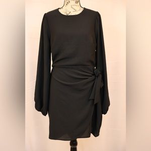 Floret Studio size L. Gorgeous black long sleeves dress